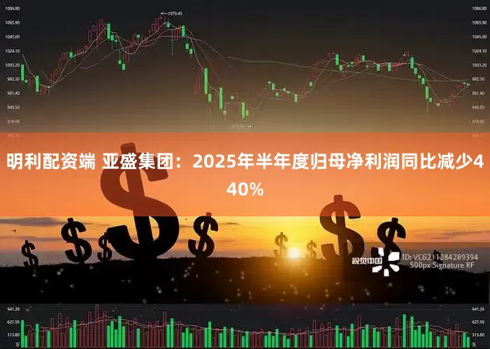 明利配资端 亚盛集团：2025年半年度归母净利润同比减少440%